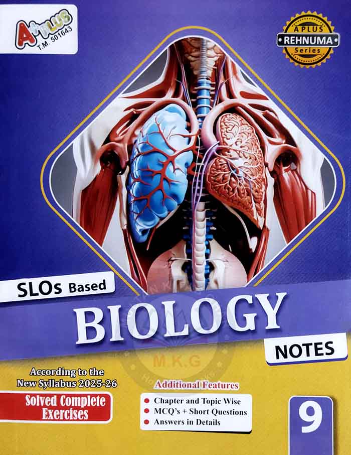 a plus slos based biology notes solved exercises for 9th class (2025–2026) a plus slos based biology notes solved exercises for 9th class (2025–2026)